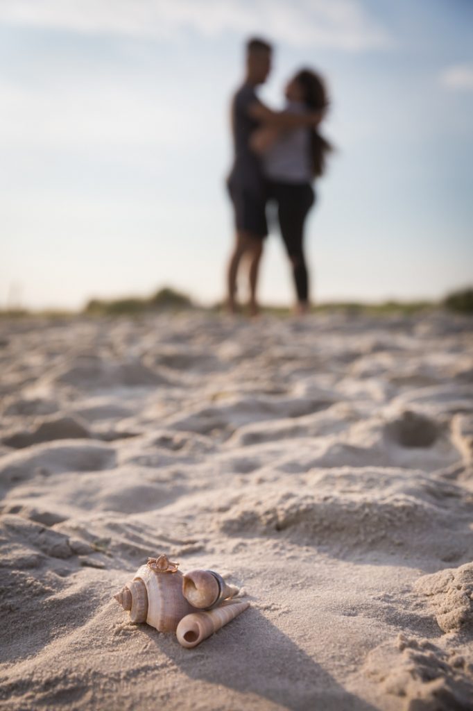 Long Beach engagement photos for an article on beach engagement tips