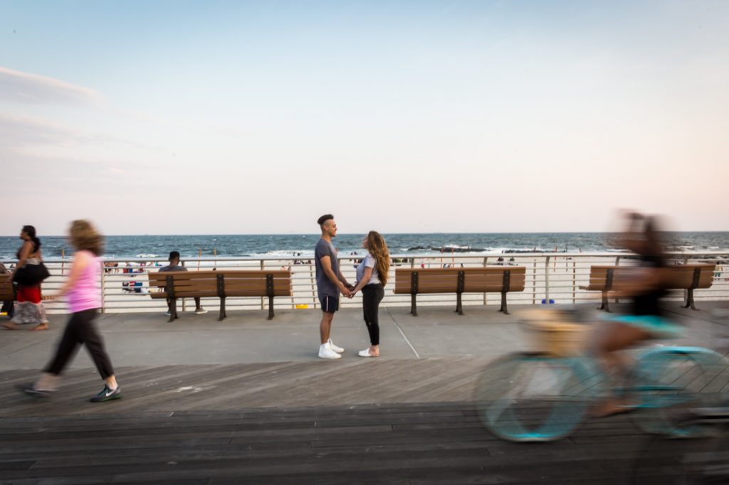 Long Beach engagement photos for an article on beach engagement tips