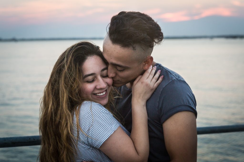 Long Beach engagement photos for an article on beach engagement tips