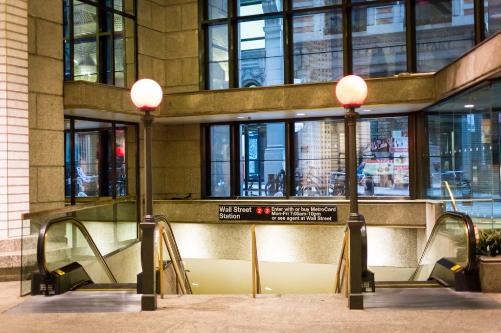 Interior of 60 Wall Street for an article on public atriums as an option for NYC rainy day photo shoot locations