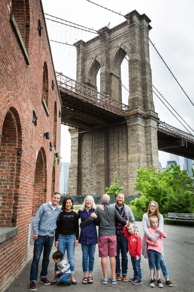Brooklyn Bridge Park family portraitv