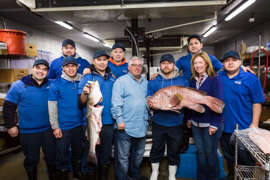 Portrait of Gra-Bar Fish staff for an article on website photography tips