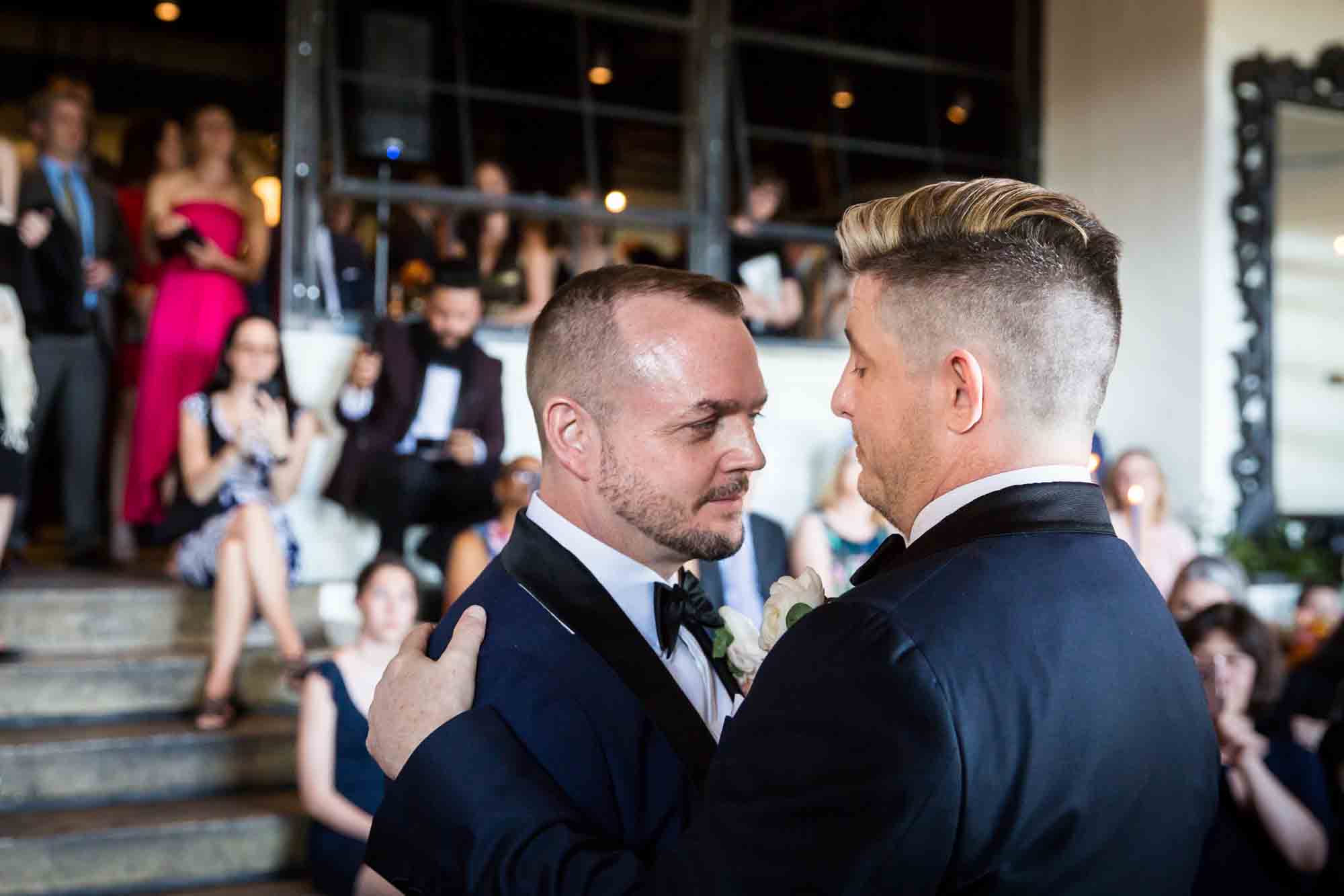First dance at a same sex wedding celebration in Washington DC
