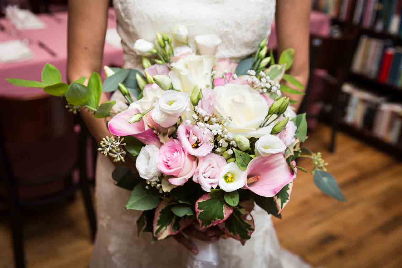 Bridal bouquet for an article on non-floral centerpiece ideas