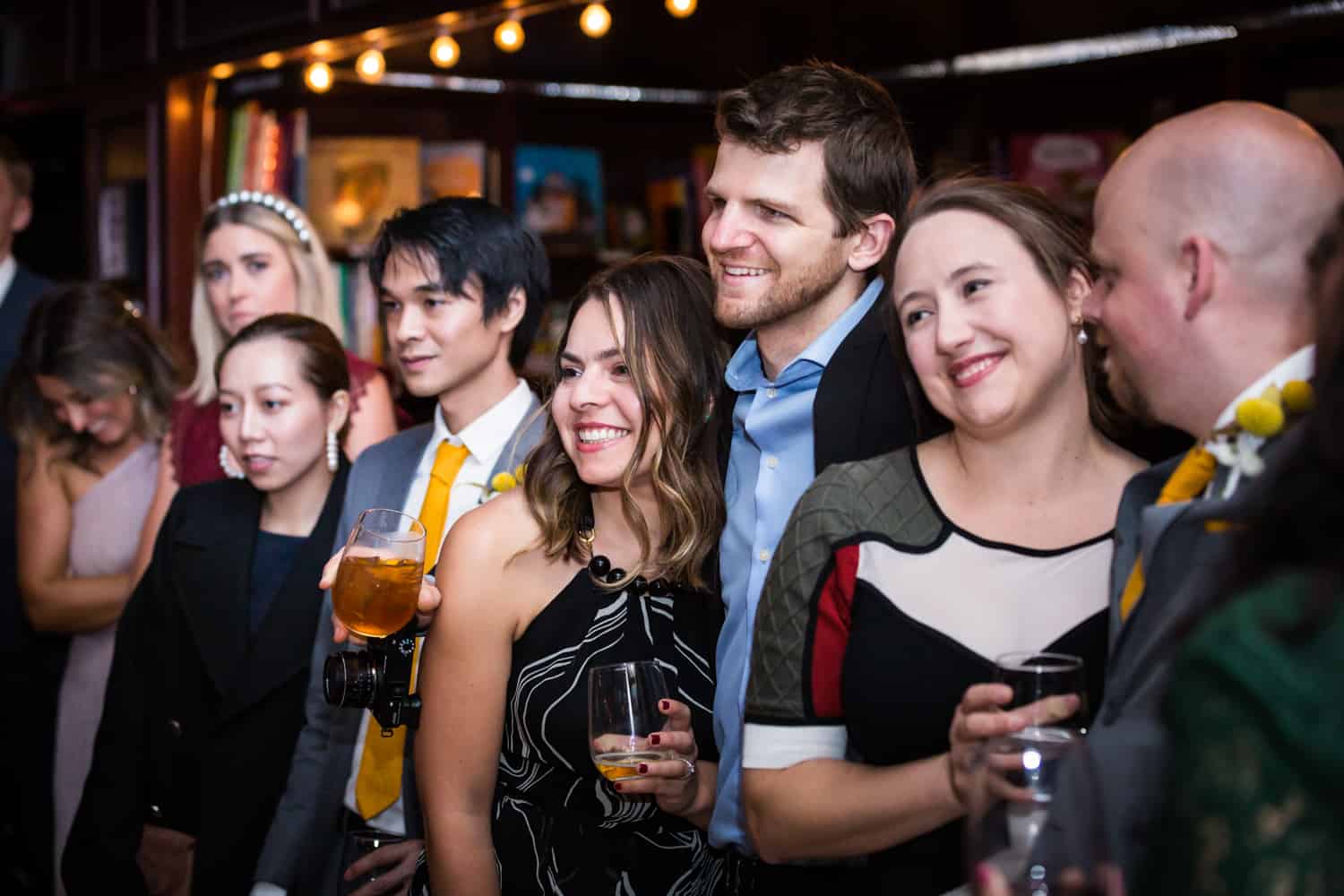 Guests watching the dance floor for an article on Covid-19 wedding planning