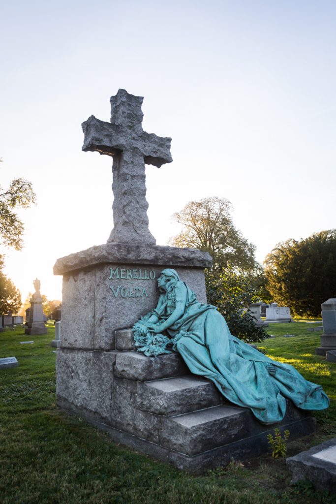 Monument to Rose Merello Guarino at Green-Wood Cemetery