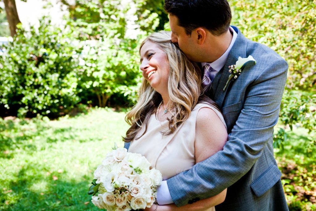 Bride and groom portraits by NYC City Hall wedding photographer, Kelly Williams