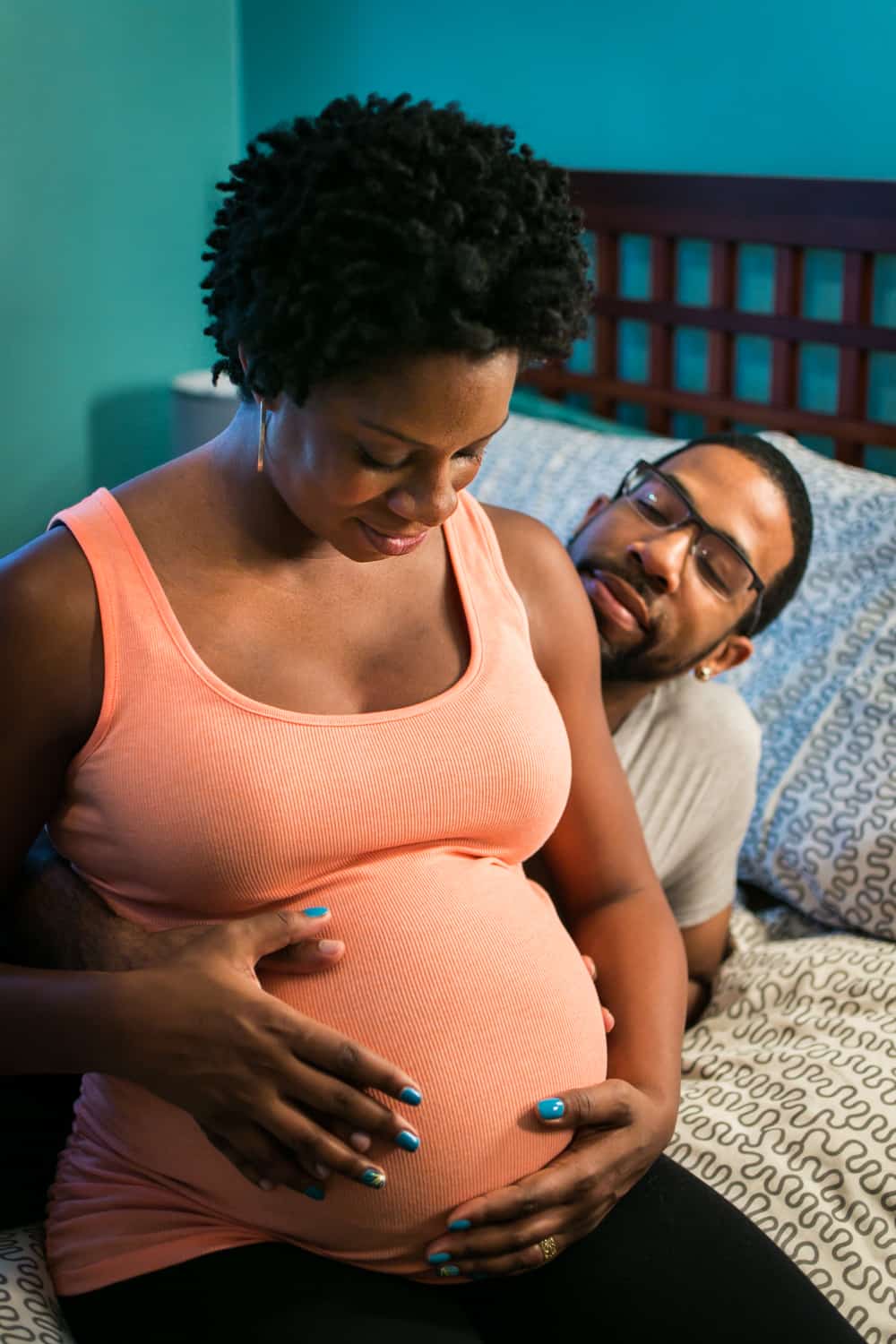 A Queens Maternity Photo Shoot Bad Weather, Great Photos