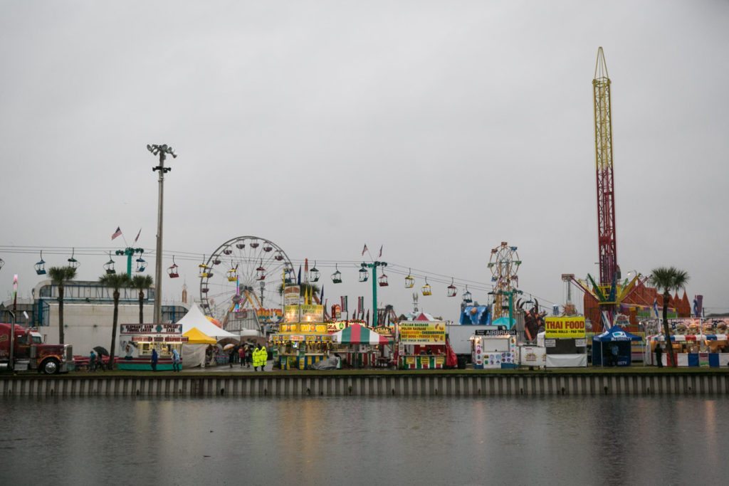 A rainy day at the Florida State Fair, photographed by NYC photojournalist, Kelly Williams