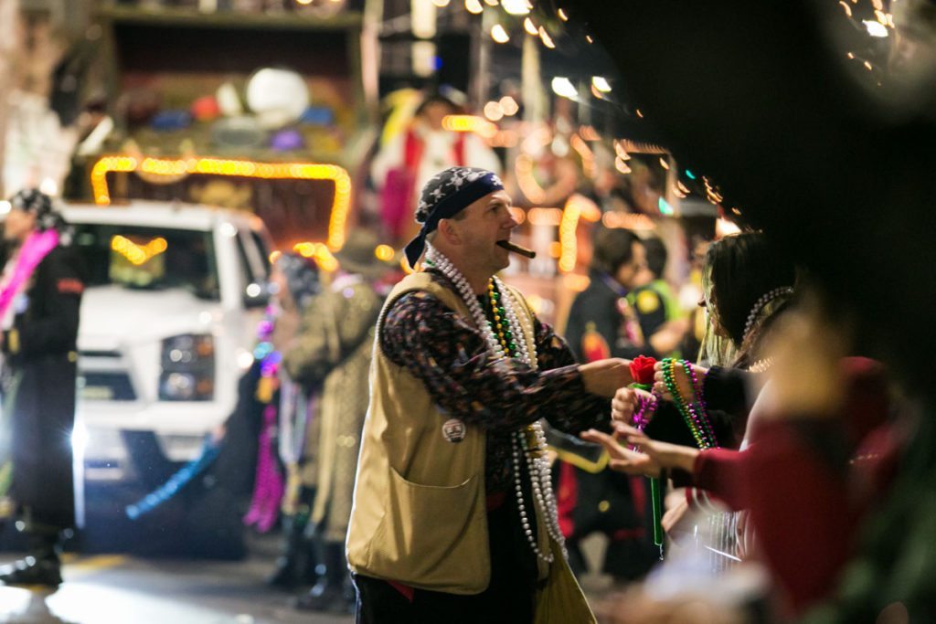 Photo from the 2015 Ybor City Night Parade in Tampa, by NYC photojournalist, Kelly Williams