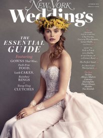 Cover of the Summer 2015 issue of New York Weddings