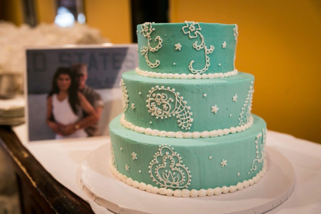 A bridal shower cake by Bay Ridge wedding photographer, Kelly Williams