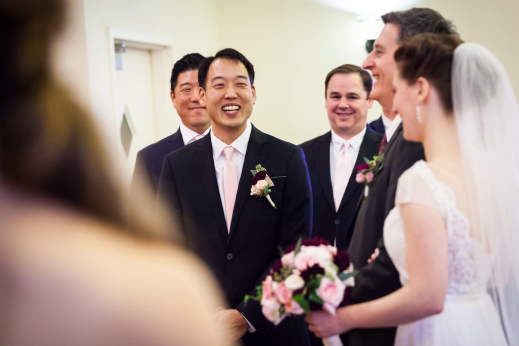 Ceremony photos, by Douglaston Manor wedding photographer, Kelly Williams