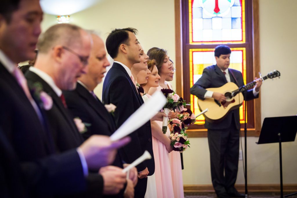 Ceremony photos, by Douglaston Manor wedding photographer, Kelly Williams