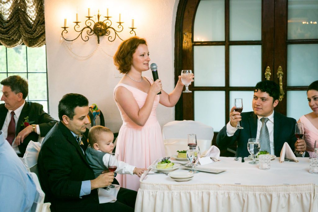 Toast photos, by Douglaston Manor wedding photographer, Kelly Williams