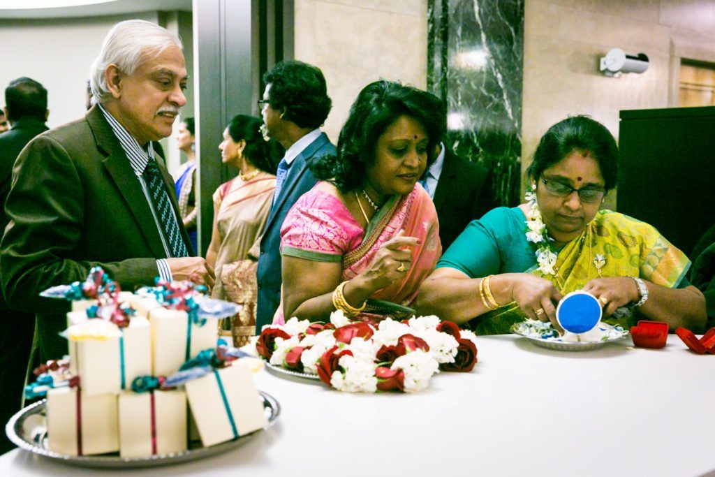 A Sri Lankan couple gets married at the Manhattan Marriage Bureau, by NYC City Hall Indian wedding photographer, Kelly Williams