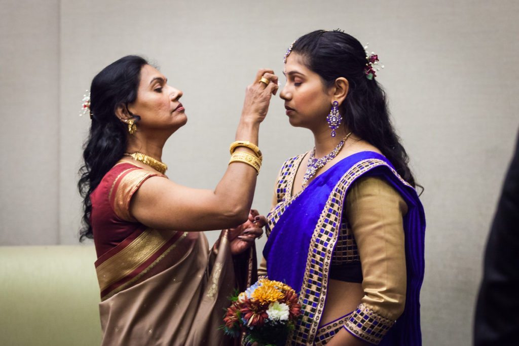 A Sri Lankan couple gets married at the Manhattan Marriage Bureau, by NYC City Hall Indian wedding photographer, Kelly Williams