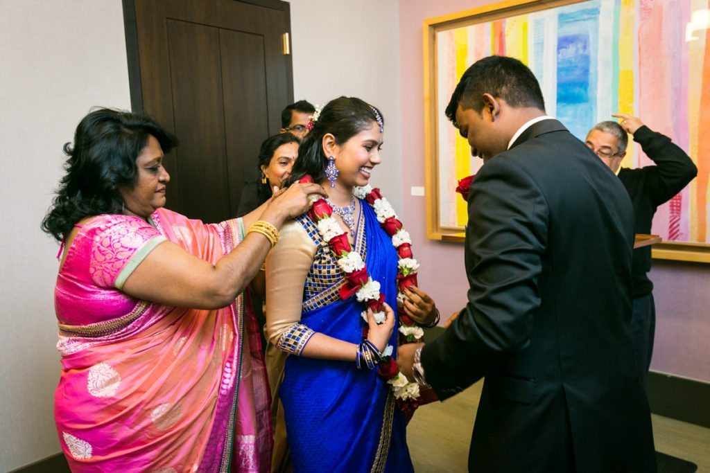 A Sri Lankan couple gets married at the Manhattan Marriage Bureau, by NYC City Hall Indian wedding photographer, Kelly Williams