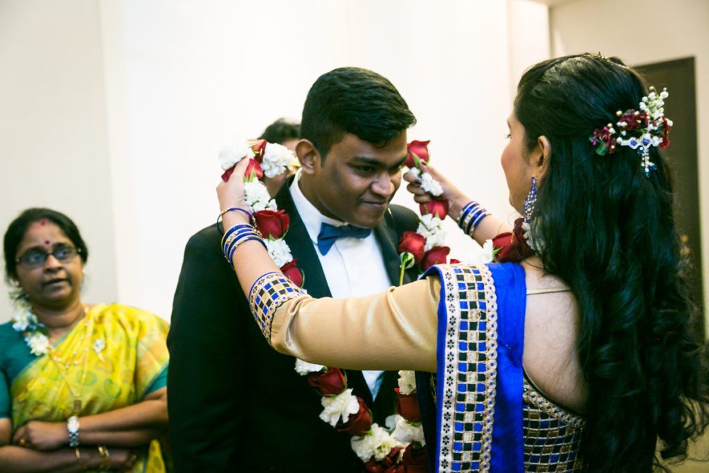 A Sri Lankan couple gets married at the Manhattan Marriage Bureau, by NYC City Hall Indian wedding photographer, Kelly Williams