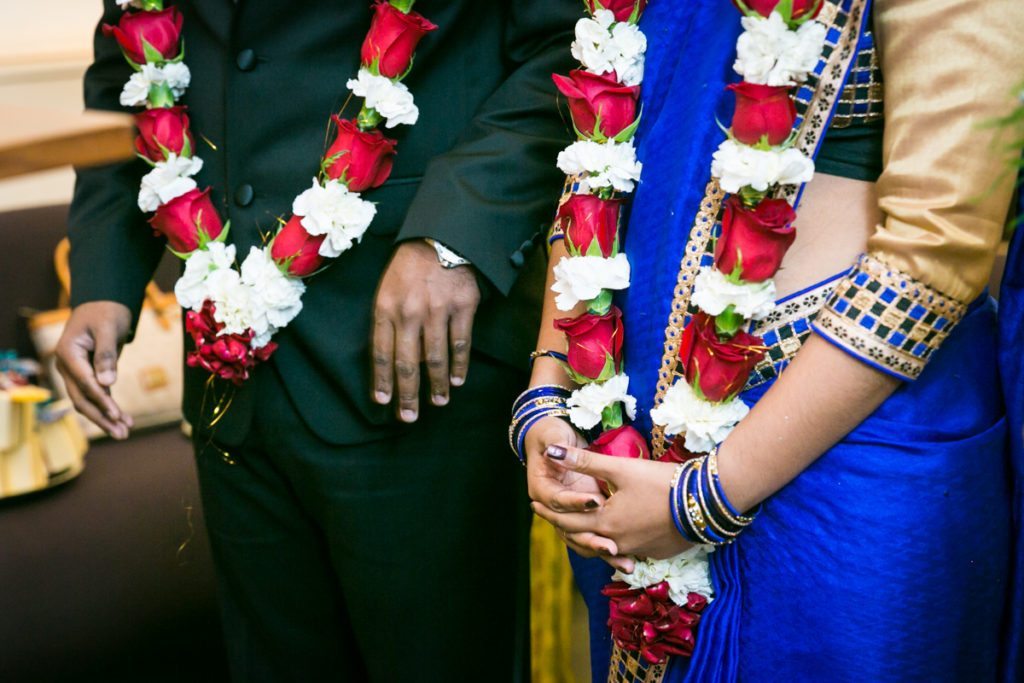 A Sri Lankan couple gets married at the Manhattan Marriage Bureau, by NYC City Hall Indian wedding photographer, Kelly Williams