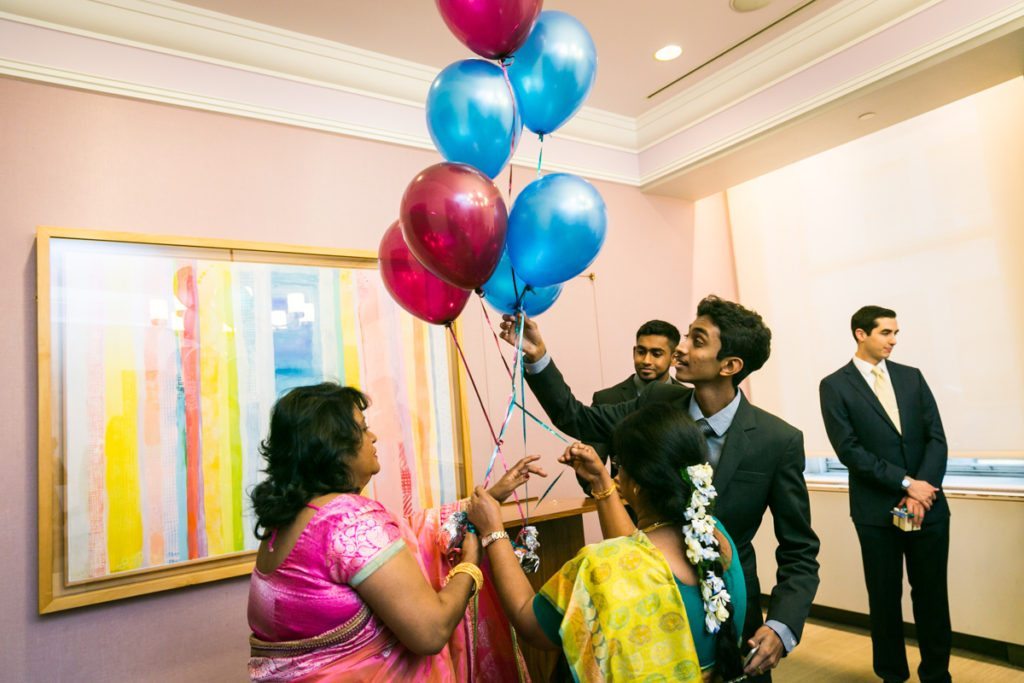 A Sri Lankan couple gets married at the Manhattan Marriage Bureau, by NYC City Hall Indian wedding photographer, Kelly Williams