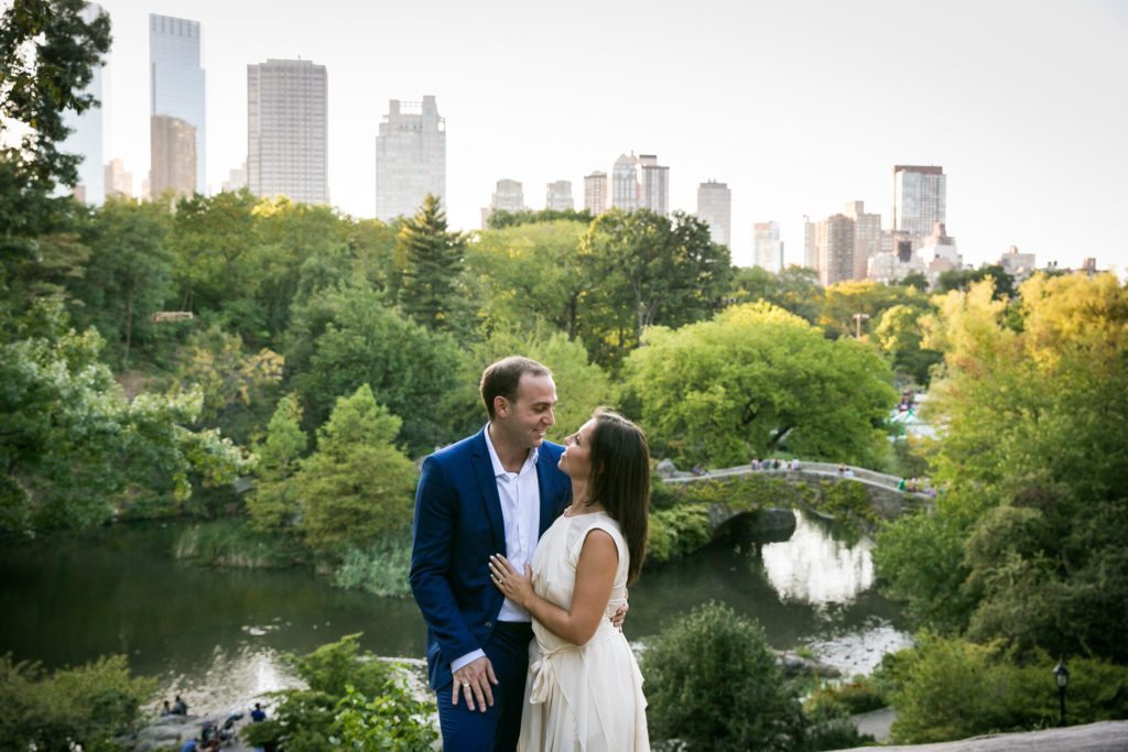 Photo from an engagement shoot to accompany an article about what do you do after you get engaged, by Times Square engagement photographer, Kelly Williams