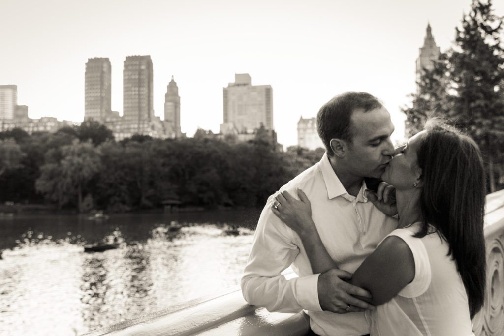 Photo from an engagement shoot to accompany an article about what do you do after you get engaged, by Times Square engagement photographer, Kelly Williams