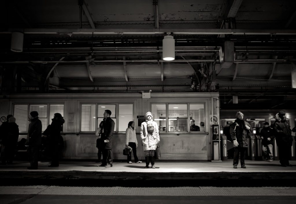 Path train spotlight, by NYC photographer, Kelly Williams