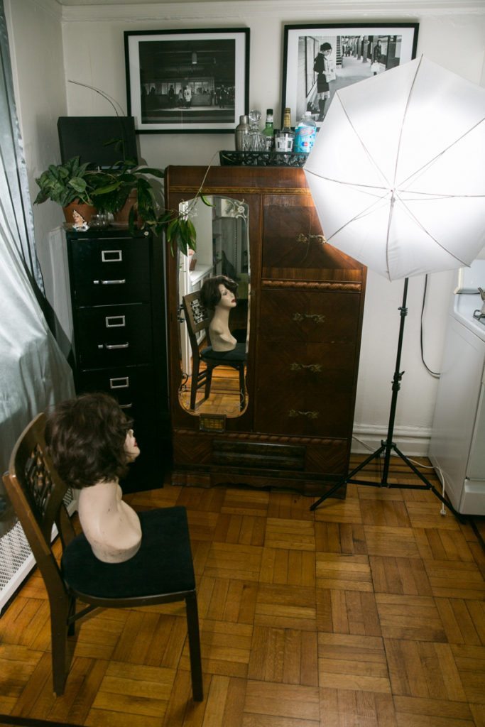 Lighting set up for a photo by NYC executive portrait photographer, Kelly Williams