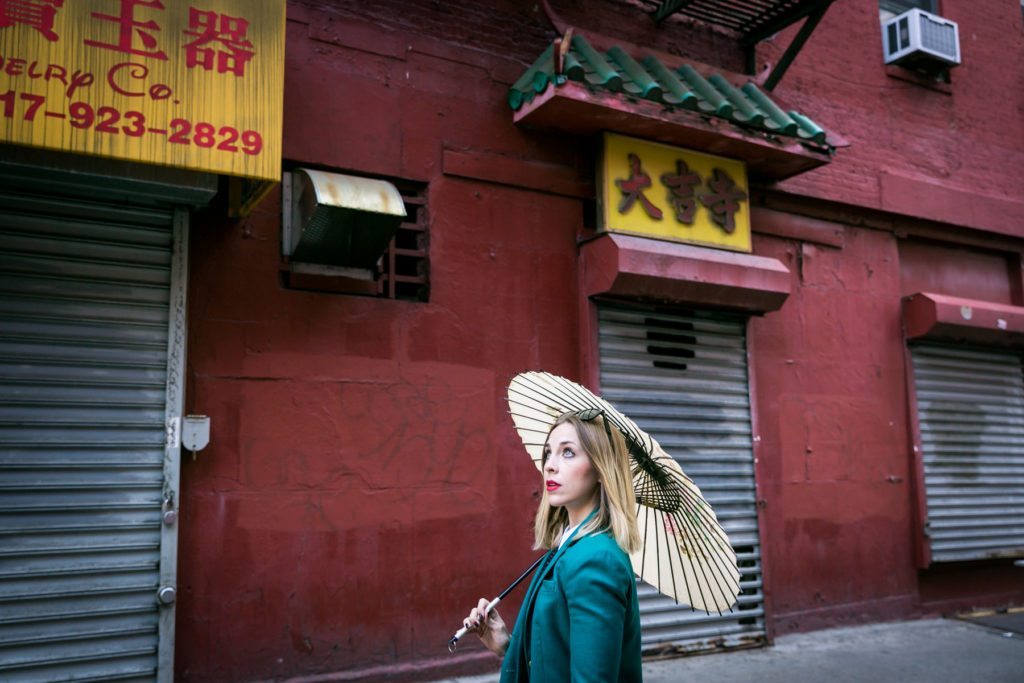 Chinatown fashion shoot by NYC photographer, Kelly Williams