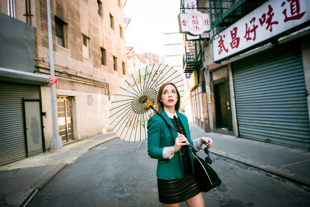 Chinatown fashion shoot by NYC photographer, Kelly Williams