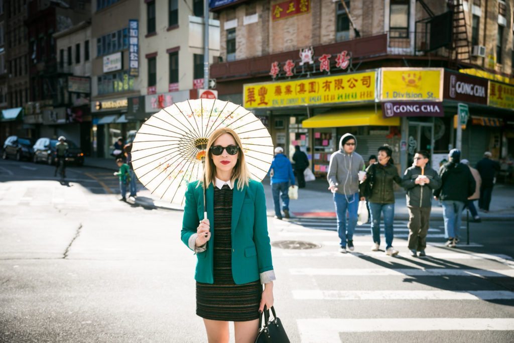 Chinatown fashion shoot by NYC photographer, Kelly Williams