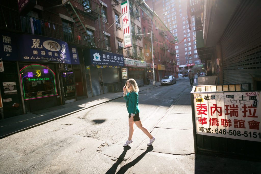 Chinatown fashion shoot by NYC photographer, Kelly Williams