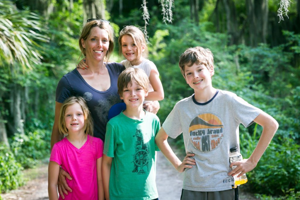 A family visits the Circle B Bar Reserve by NYC photographer, Kelly Williams