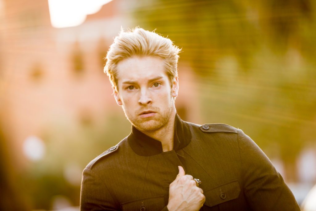 Florida fashion shoot photos of model Nicholas Kolasinski by NYC photographer, Kelly Williams