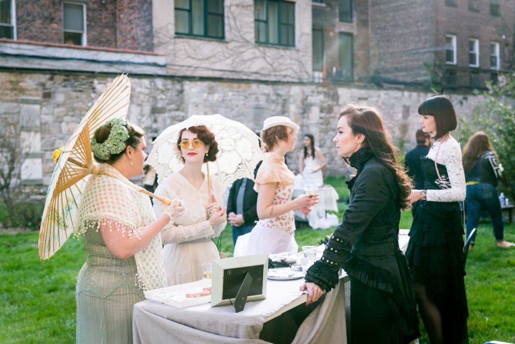 New York Marble Cemetery Garden Party hosted by Atlas Obscura by NYC photojournalist, Kelly Williams