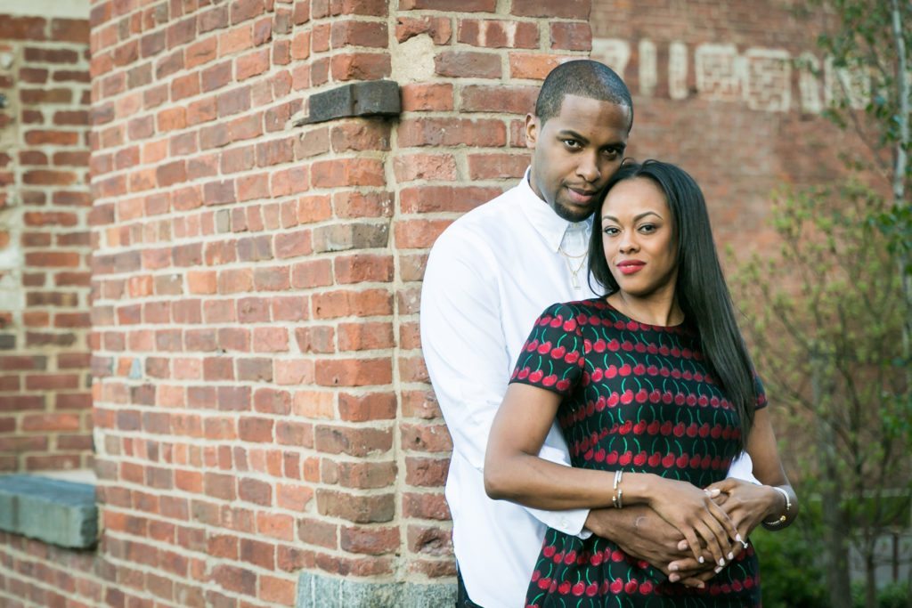 Brooklyn Bridge Park engagement photos by Brooklyn engagement photographer, Kelly Williams