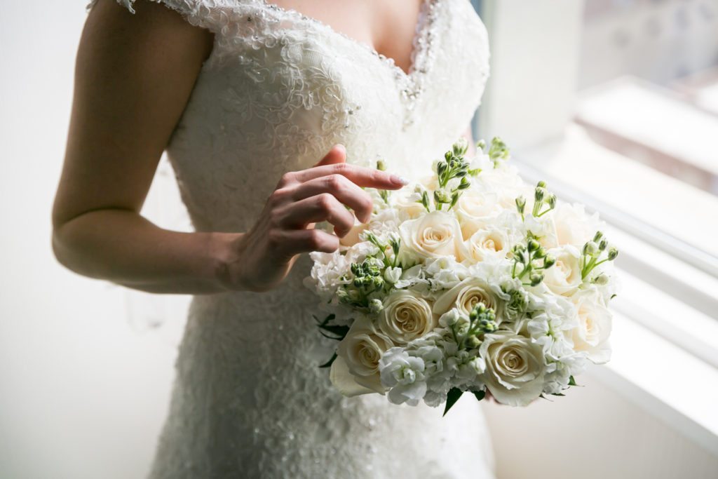 Bridal portrait for a Columbus Citizens Foundation wedding by NYC wedding photojournalist, Kelly Williams