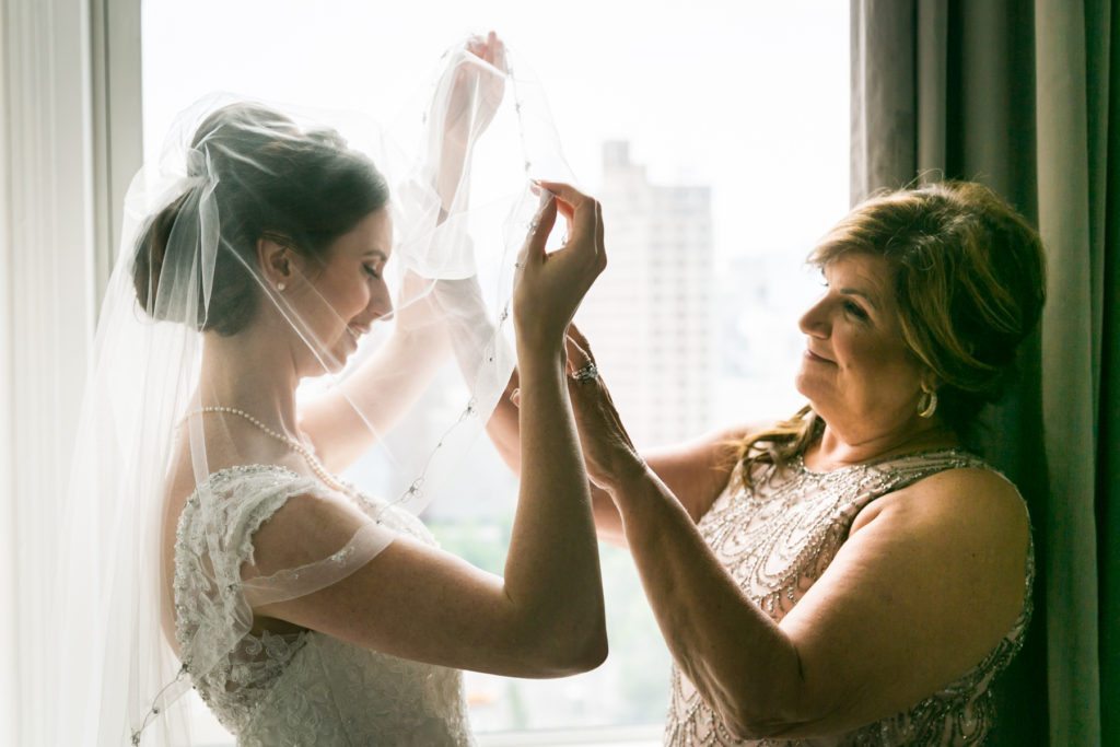 Bridal portrait for a Columbus Citizens Foundation wedding by NYC wedding photojournalist, Kelly Williams