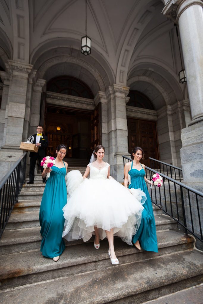 Ceremony at the Church of St. Francis Xavier before a Columbus Citizens Foundation wedding by NYC wedding photojournalist, Kelly Williams