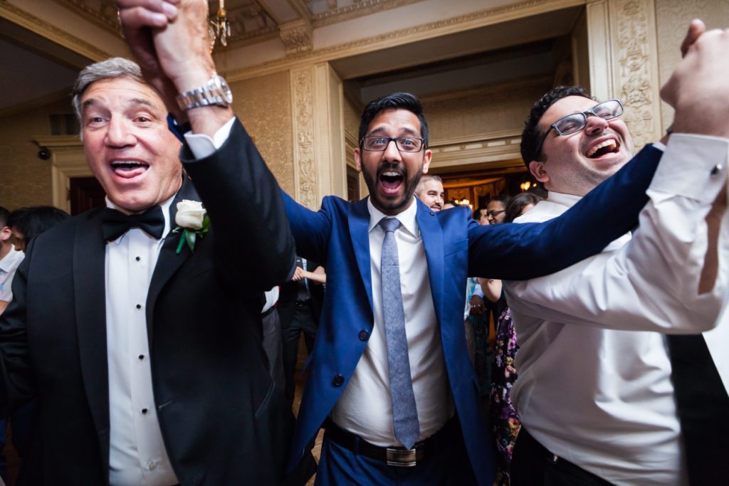 Tarantella dance at a Columbus Citizens Foundation wedding by NYC wedding photojournalist, Kelly Williams