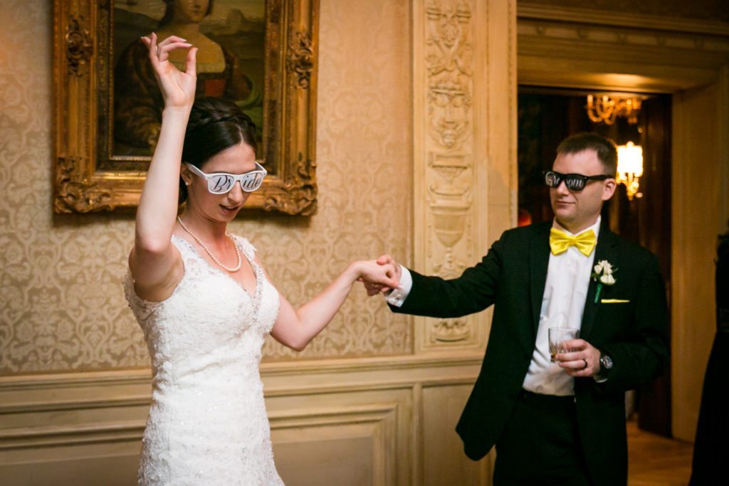 Bride and groom dancing at a Columbus Citizens Foundation wedding by NYC wedding photojournalist, Kelly Williams