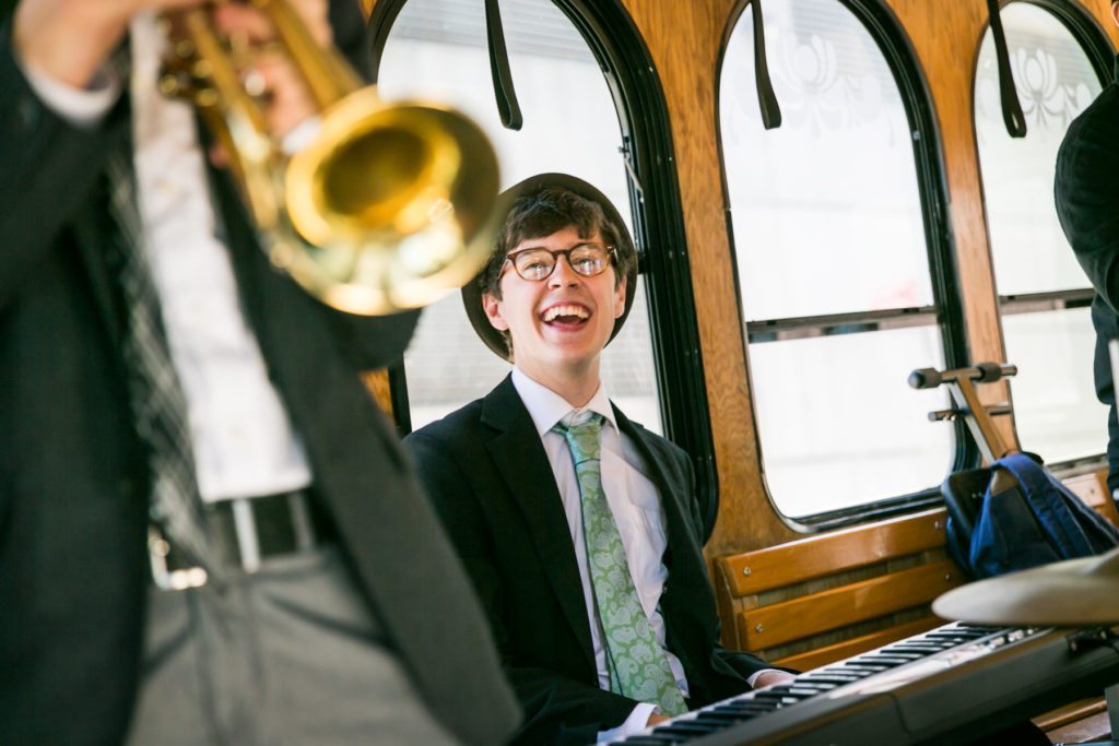 Jazz band for a Ladies Pavilion wedding by NYC wedding photojournalist, Kelly Williams