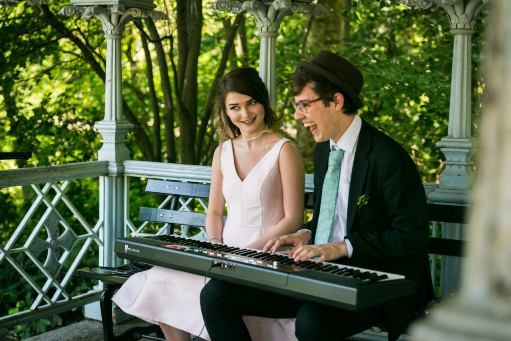 Ladies Pavilion wedding ceremony by NYC wedding photojournalist, Kelly Williams