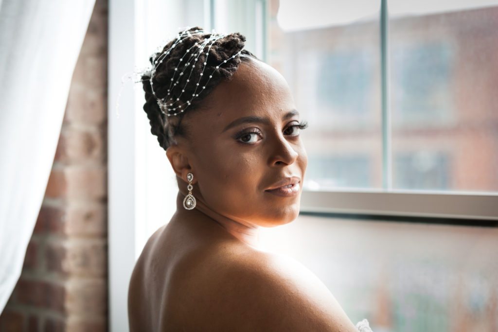 Picnic House wedding portrait for an article on 'How I edit photos' by NYC wedding photojournalist, Kelly Williams