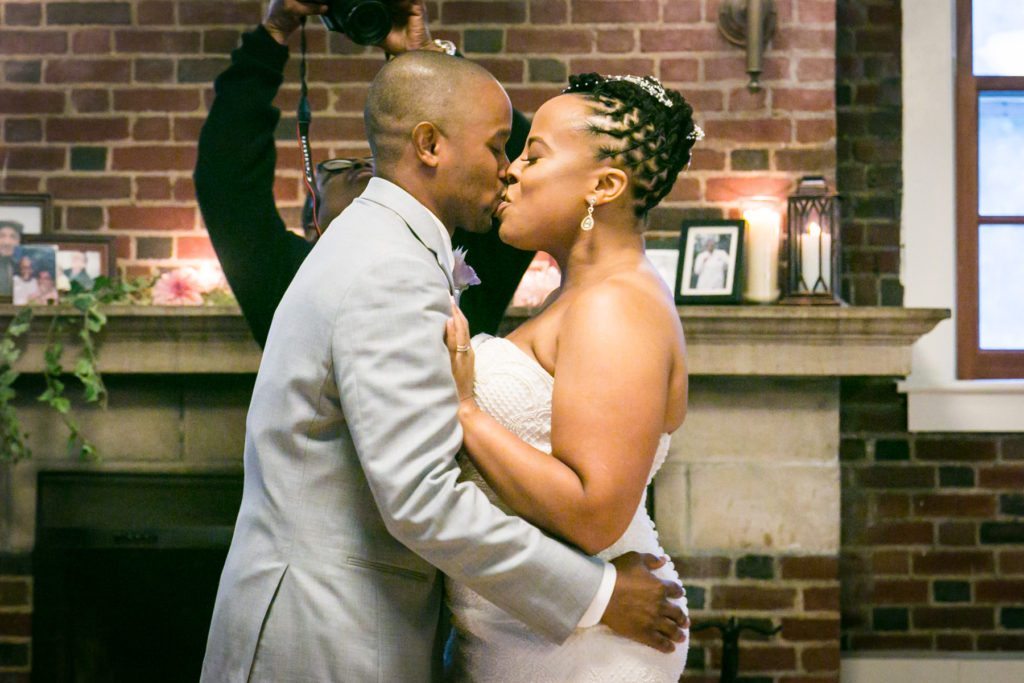 Picnic House wedding portrait for an article on 'How I edit photos' by NYC wedding photojournalist, Kelly Williams