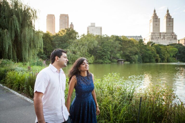 Urvi & Chinmay’s Central Park Engagement Shoot