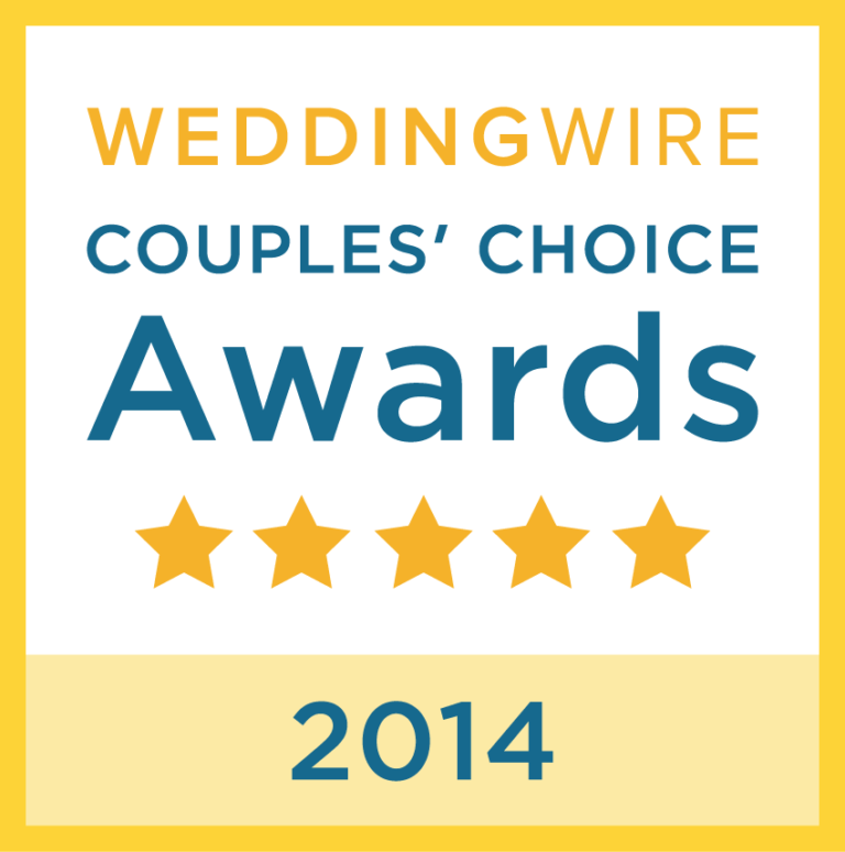 Winner of WeddingWire Couples’ Choice Awards