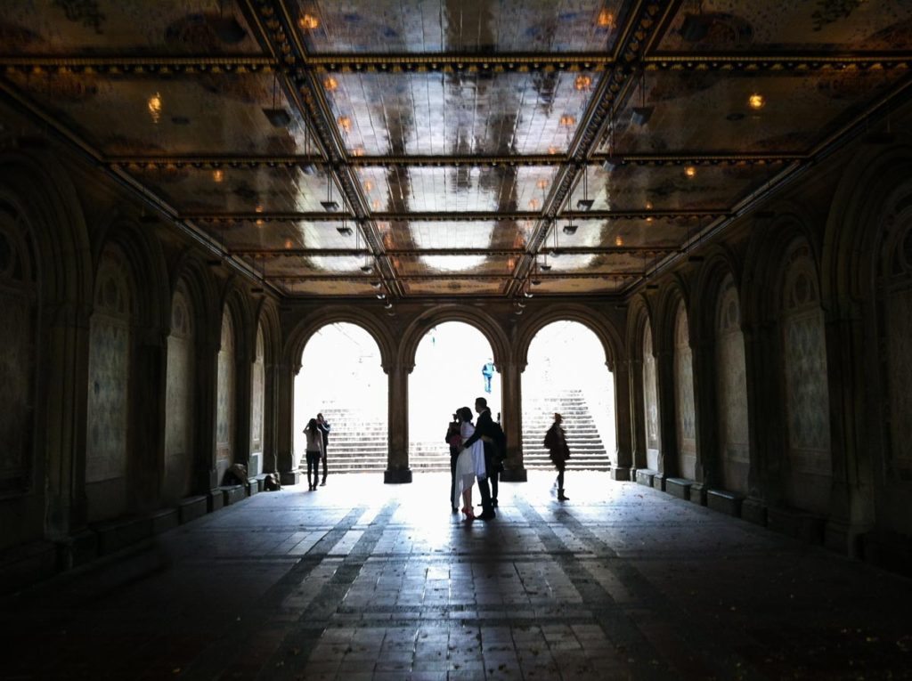 Bethesda Terrace in Central Park by photographer Kelly Williams