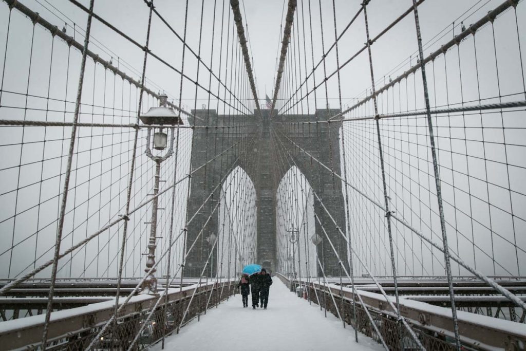 Snow in New York City by NYC photojournalist, Kelly Williams